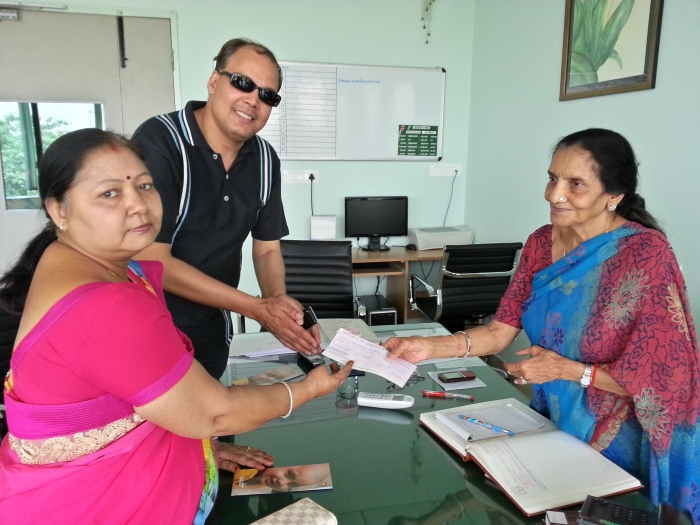  Donation to Mahaveer Cancer Hospital, Jaipur
