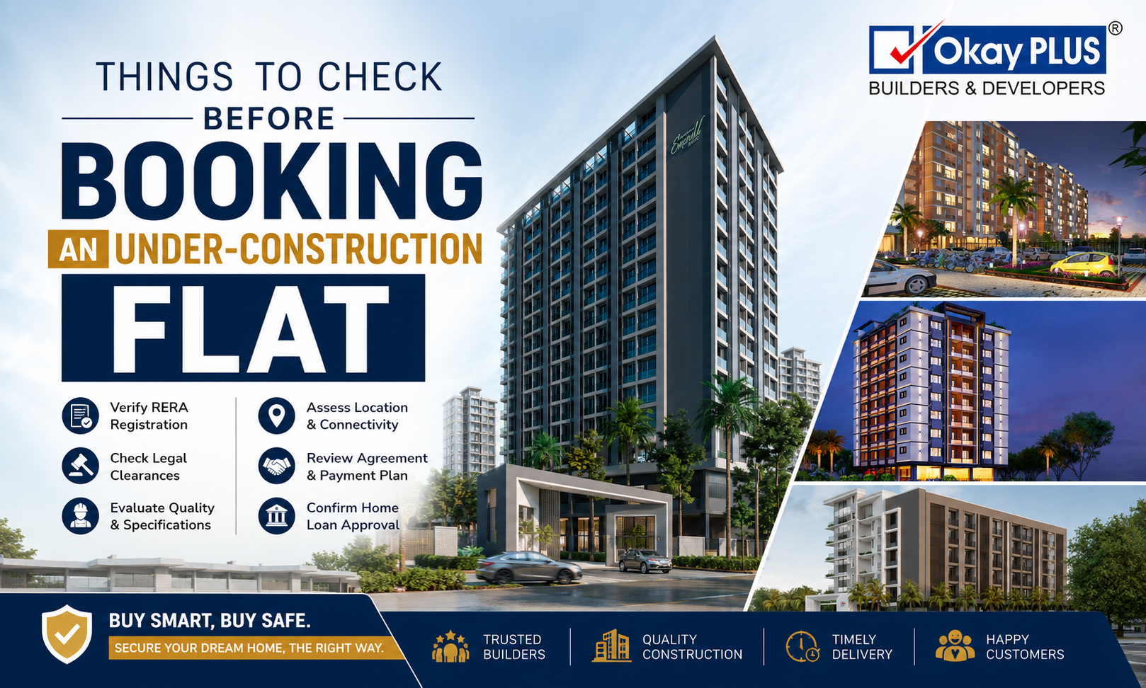 Things to Check Before Booking an Under-Construction Flat